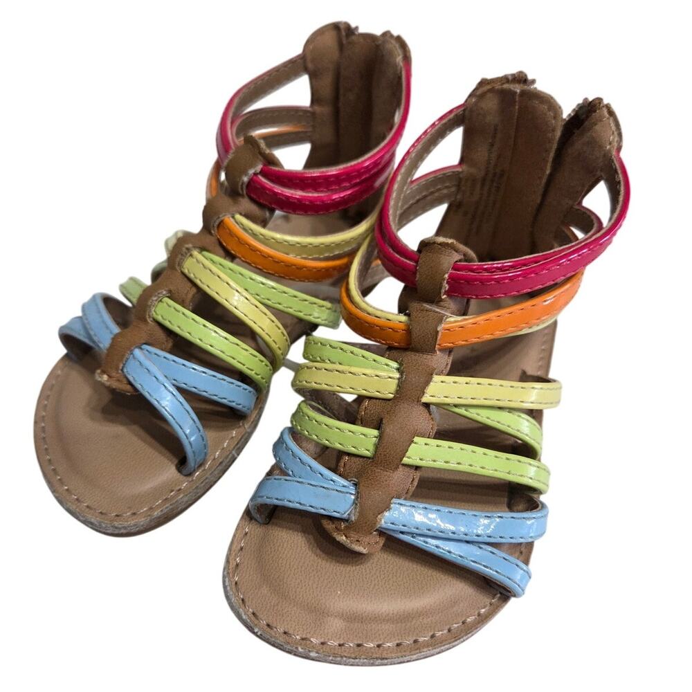 Rainbow Gladiator Sandals - Tucker + Tate - Toddler 6 (fits like 5)